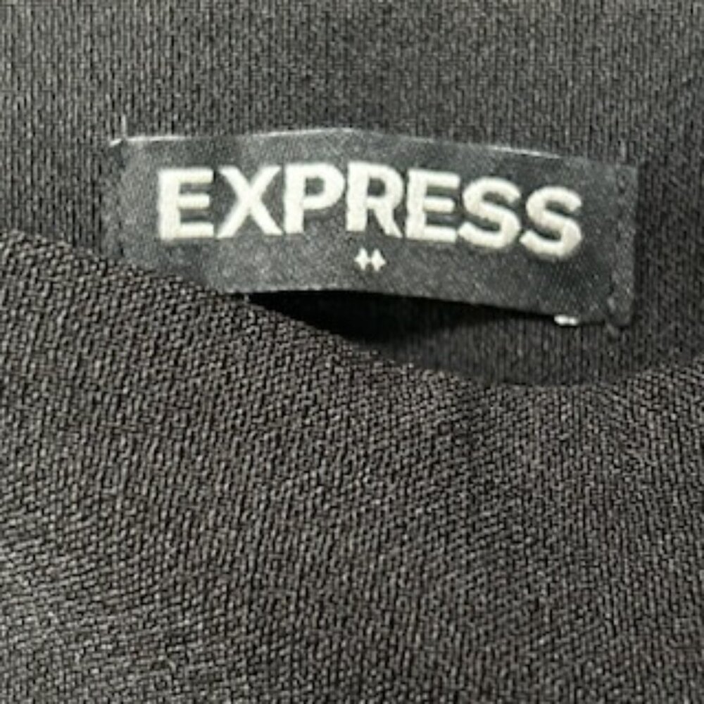 NWT Express Classic Wide Leg High Rise Pants With Side Zipper - Picture 6 of 11